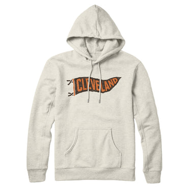 Cleveland Pennant Hoodie-Allegiant Goods Co. Vintage Sports Apparel