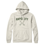 Rapid City Golf Hoodie-Heather Oatmeal-Allegiant Goods Co. Vintage Sports Apparel