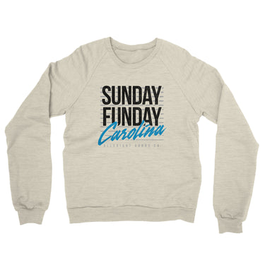 Sunday Funday Carolina Midweight French Terry Crewneck Sweatshirt-Allegiant Goods Co. Vintage Sports Apparel