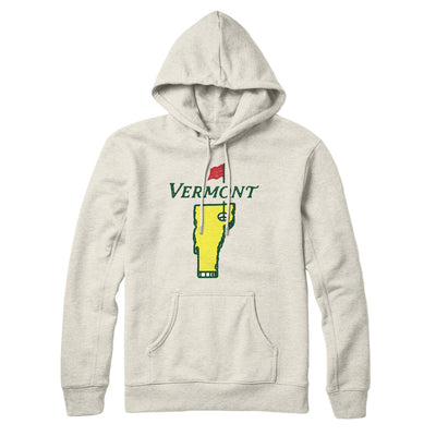 Vermont Golf Hoodie-Heather Oatmeal-Allegiant Goods Co. Vintage Sports Apparel