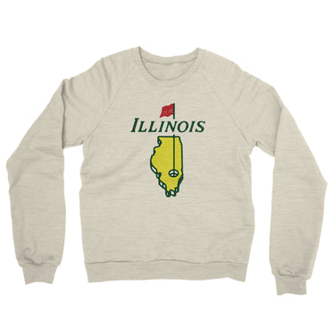 Illinois Golf Midweight French Terry Crewneck Sweatshirt-Allegiant Goods Co. Vintage Sports Apparel