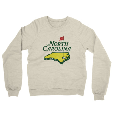 North Carolina Golf Midweight French Terry Crewneck Sweatshirt-Allegiant Goods Co. Vintage Sports Apparel