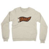 Anaheim Pennant Midweight French Terry Crewneck Sweatshirt-Allegiant Goods Co. Vintage Sports Apparel