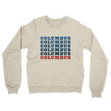Columbus Repeat Midweight French Terry Crewneck Sweatshirt-Allegiant Goods Co. Vintage Sports Apparel