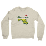 Maryland Golf Midweight French Terry Crewneck Sweatshirt-Allegiant Goods Co. Vintage Sports Apparel