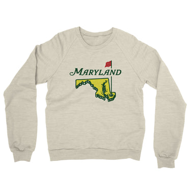 Maryland Golf Midweight French Terry Crewneck Sweatshirt-Allegiant Goods Co. Vintage Sports Apparel