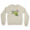 Maryland Golf Midweight French Terry Crewneck Sweatshirt-Heather Oatmeal-Allegiant Goods Co. Vintage Sports Apparel