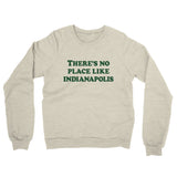 There's No Place Like Indianapolis Midweight French Terry Crewneck Sweatshirt-Allegiant Goods Co. Vintage Sports Apparel