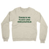 There's No Place Like Indianapolis Midweight French Terry Crewneck Sweatshirt-Heather Oatmeal-Allegiant Goods Co. Vintage Sports Apparel