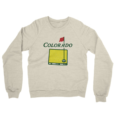 Colorado Golf Midweight French Terry Crewneck Sweatshirt-Allegiant Goods Co. Vintage Sports Apparel