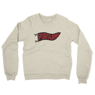 Portland Pennant Midweight French Terry Crewneck Sweatshirt-Allegiant Goods Co. Vintage Sports Apparel
