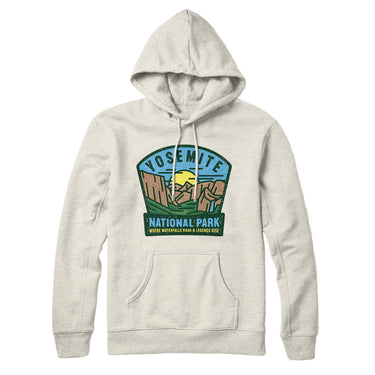 Yosemite National Park Badge Hoodie-Allegiant Goods Co. Vintage Sports Apparel