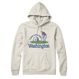 I Have A Tee Time In Washington Hoodie-Heather Oatmeal-Allegiant Goods Co. Vintage Sports Apparel
