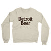 Detroit Beer Midweight French Terry Crewneck Sweatshirt-Heather Oatmeal-Allegiant Goods Co. Vintage Sports Apparel