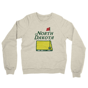 North Dakota Golf Midweight French Terry Crewneck Sweatshirt-Allegiant Goods Co. Vintage Sports Apparel