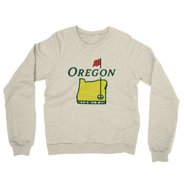 Oregon Golf Midweight French Terry Crewneck Sweatshirt-Allegiant Goods Co. Vintage Sports Apparel