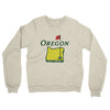 Oregon Golf Midweight French Terry Crewneck Sweatshirt-Heather Oatmeal-Allegiant Goods Co. Vintage Sports Apparel