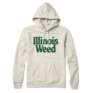 Illinois Weed Hoodie-Allegiant Goods Co. Vintage Sports Apparel