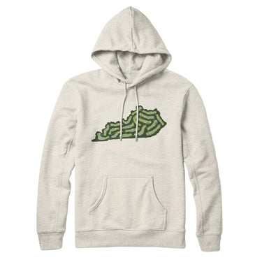 Kentucky Golf Course Hoodie-Heather Oatmeal-Allegiant Goods Co. Vintage Sports Apparel