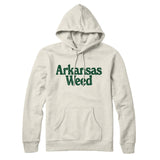 Arkansas Weed Hoodie-Allegiant Goods Co. Vintage Sports Apparel