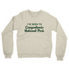 I've Been To Canyonlands National Park Midweight French Terry Crewneck Sweatshirt-Heather Oatmeal-Allegiant Goods Co. Vintage Sports Apparel