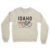 Idaho Cycling Midweight French Terry Crewneck Sweatshirt-Heather Oatmeal-Allegiant Goods Co. Vintage Sports Apparel
