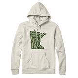 Minnesota Golf Course Hoodie-Heather Oatmeal-Allegiant Goods Co. Vintage Sports Apparel