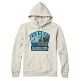 Acadia National Park Badge Hoodie-Allegiant Goods Co. Vintage Sports Apparel