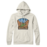 Zion National Park Badge Hoodie-Allegiant Goods Co. Vintage Sports Apparel