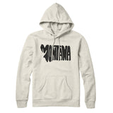 Montana State Shape Text Hoodie-Allegiant Goods Co. Vintage Sports Apparel