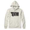 Montana State Shape Text Hoodie-Heather Oatmeal-Allegiant Goods Co. Vintage Sports Apparel