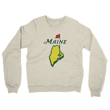 Maine Golf Midweight French Terry Crewneck Sweatshirt-Allegiant Goods Co. Vintage Sports Apparel