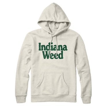 Indiana Weed Hoodie-Allegiant Goods Co. Vintage Sports Apparel