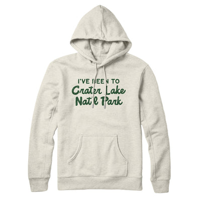 I've Been To Crater Lake National Park Hoodie-Heather Oatmeal-Allegiant Goods Co. Vintage Sports Apparel