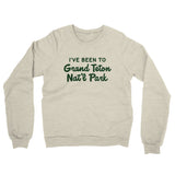 I've Been To Grand Teton National Park Midweight French Terry Crewneck Sweatshirt-Allegiant Goods Co. Vintage Sports Apparel