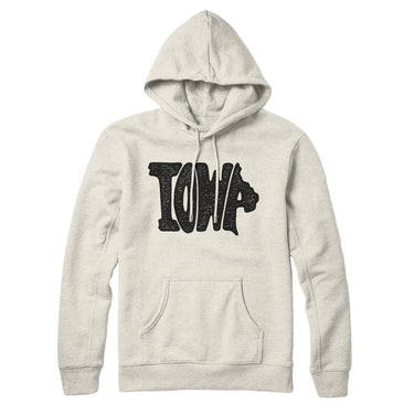 Iowa State Shape Text Hoodie-Allegiant Goods Co. Vintage Sports Apparel