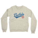 Buffalo Vintage Script Midweight French Terry Crewneck Sweatshirt-Allegiant Goods Co. Vintage Sports Apparel