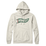 Minnesota Pennant Hoodie-Allegiant Goods Co. Vintage Sports Apparel