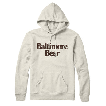 Baltimore Beer Hoodie-Allegiant Goods Co. Vintage Sports Apparel