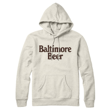 Baltimore Beer Hoodie-Allegiant Goods Co. Vintage Sports Apparel