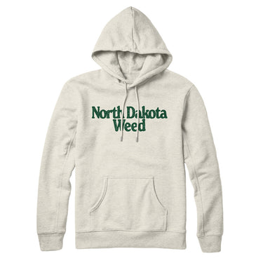 North Dakota Weed Hoodie-Allegiant Goods Co. Vintage Sports Apparel