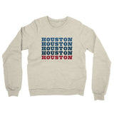 Houston Repeat Midweight French Terry Crewneck Sweatshirt-Allegiant Goods Co. Vintage Sports Apparel