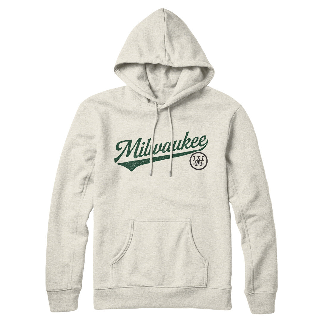 Milwaukee In Script Milwaukee Vintage Script Hoodie – Allegiant Goods Co.