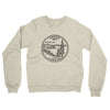 Oregon State Quarter Midweight French Terry Crewneck Sweatshirt-Heather Oatmeal-Allegiant Goods Co. Vintage Sports Apparel