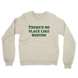 There's No Place Like Boston Midweight French Terry Crewneck Sweatshirt-Allegiant Goods Co. Vintage Sports Apparel