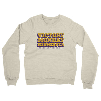 Victory Monday Minnesota Midweight French Terry Crewneck Sweatshirt-Allegiant Goods Co. Vintage Sports Apparel