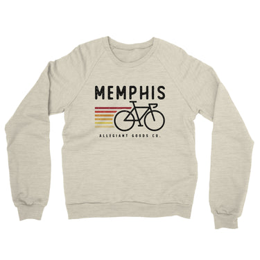 Memphis Cycling Midweight French Terry Crewneck Sweatshirt-Allegiant Goods Co. Vintage Sports Apparel