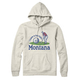 I Have A Tee Time In Montana Hoodie-Heather Oatmeal-Allegiant Goods Co. Vintage Sports Apparel