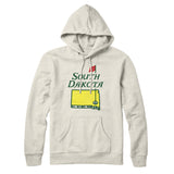 South Dakota Golf Hoodie-Heather Oatmeal-Allegiant Goods Co. Vintage Sports Apparel