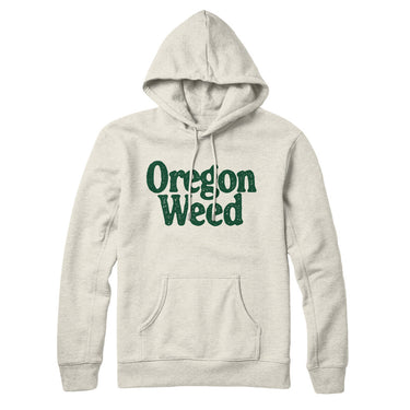 Oregon Weed Hoodie-Allegiant Goods Co. Vintage Sports Apparel